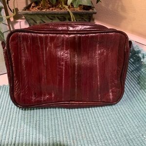 EEL SKIN COSMETIC BAG